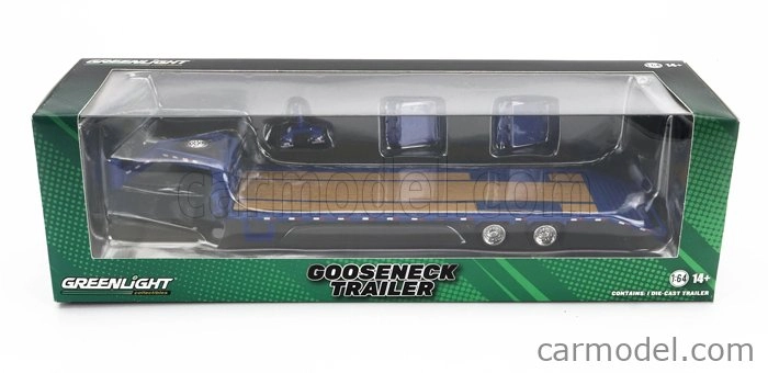 Greenlight Trailer Príves Pianale pre nákladné vozidlá - Rimorchio 1:64 Blue Wood