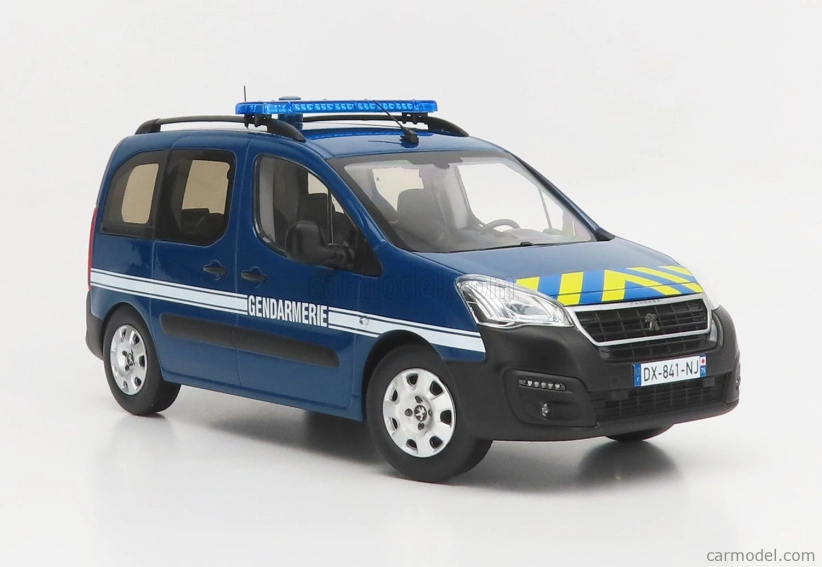 Norev Peugeot Partner Gendarmerie 2018 1:18 Modrá žltá