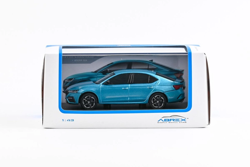 Abrex Škoda Octavia IV RS (2020) 1:43 - modrá Sea metalíza