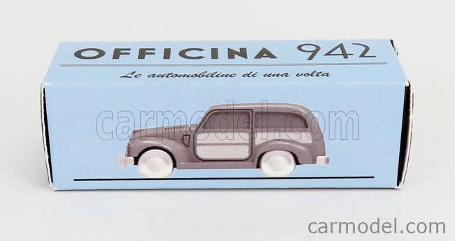 Officina-942 Fiat 500c Belvedere 1951 1:76 Sivá