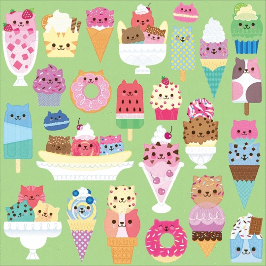 Mudpuppy Puzzle Cat's Candy Shop 500 dielikov