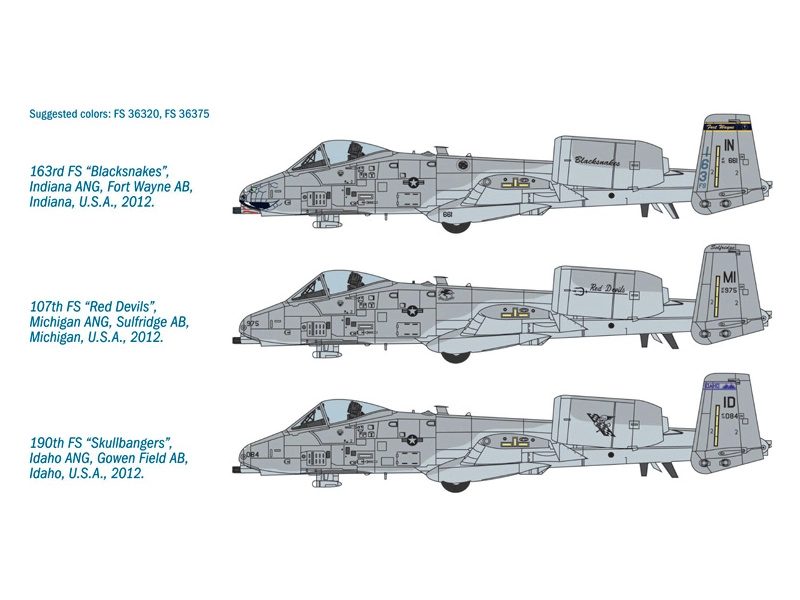 Italeri Fairchild A-10C "Blacksnakes" (1:48)