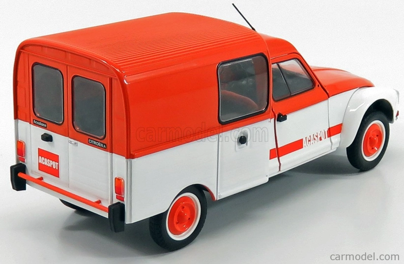 Solido Citroen Acadiane Van Acaspot 1984 1:18 Oranžová Bílá