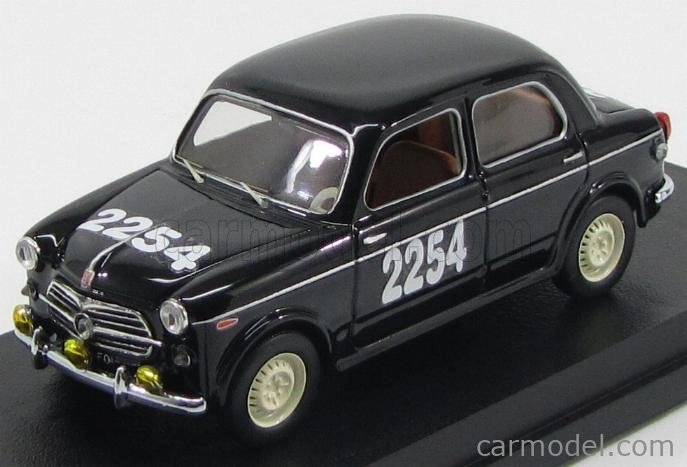 Rio-models Fiat 1100/103 N 2254 Mille Miglia 1955 O.morelli 1:43 Black