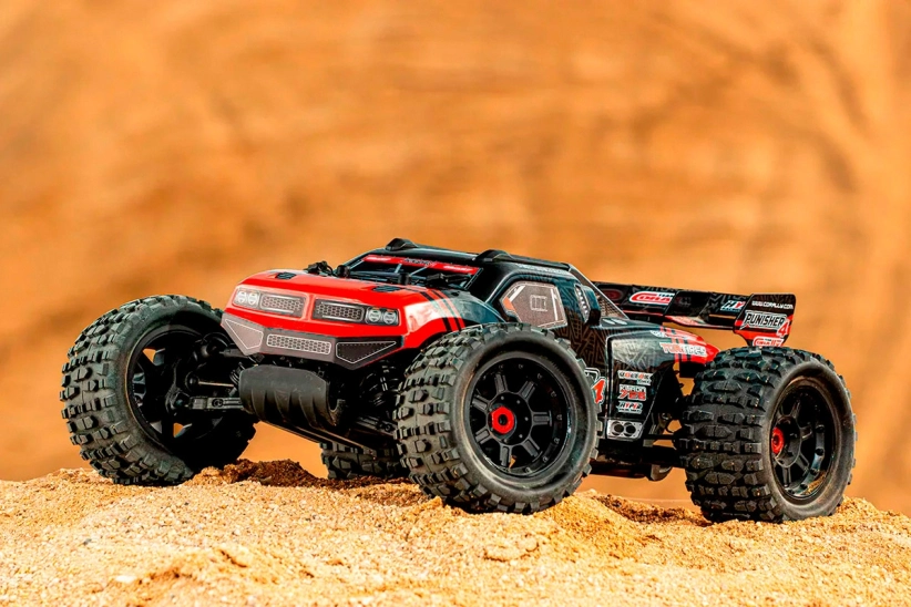 RC auto PUNISHER-4 Monster Truck 4WD 3-4S RTR, zelená
