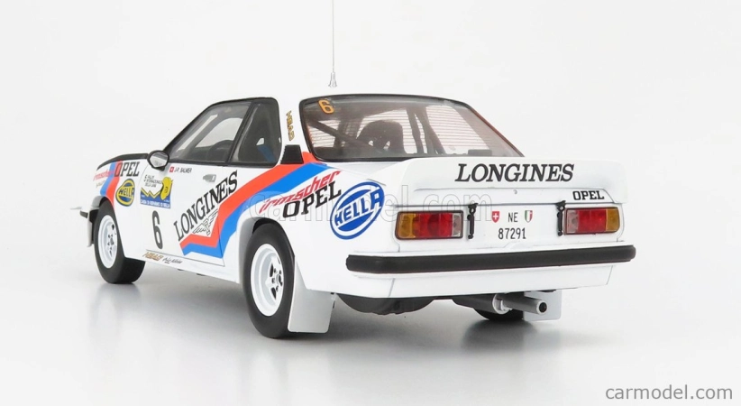 Sun-star Opel Ascona 400 (nočná verzia) N 6 Rally Internazionale Della Lana 1982 J.p.balmer - F.cavalli 1:18 Biela Modrá Oranžová
