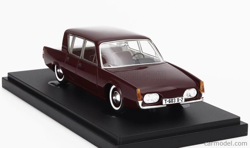 Autocult Tatra 603 X/2 Czech Republic 1966 With Usb Stick Digital Version Book Of The Year Catalogue 2024 1:43 Red