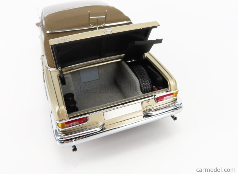 Cmc Mercedes benz S-class 600 Pullman (w100) Landaulet Soft-top Semiconvertible 1972 1:18 Gold Met