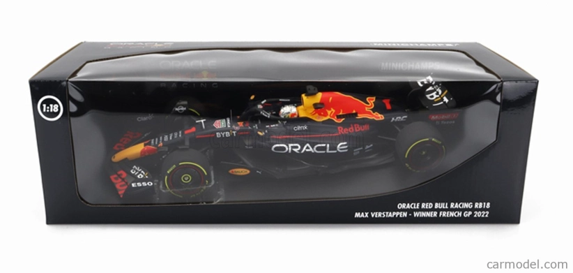 Minichamps Red bull F1 Rb18 Team Oracle Red Bull Racing N 1 1:18, tmavě modrá