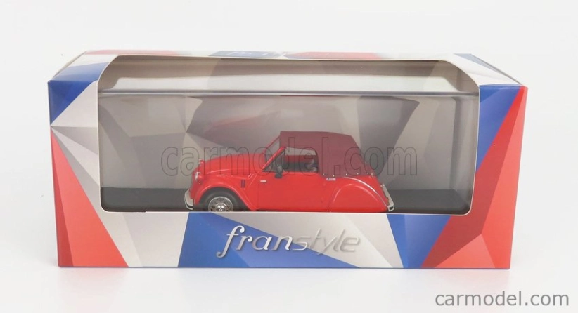 Franstyle Citroen 2cv Cabriolet Closed 1954 1:43 2 Tóny Červené