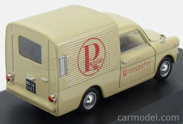 Edicola Autobianchi Bianchina Furgoncino Van 1968 - Cartiere Paolo Pigna 1:43 Cream