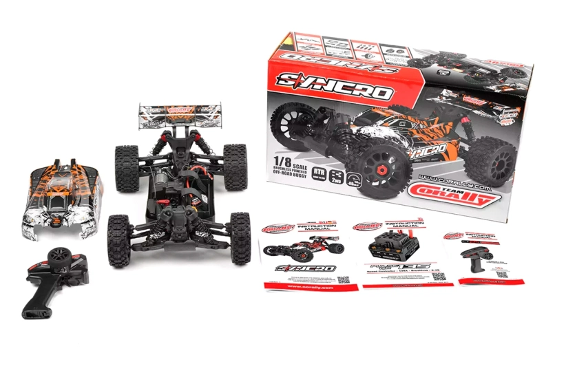 RC auto SYNCRO – BUGGY 2WD 3-4S – RTR, oranžová