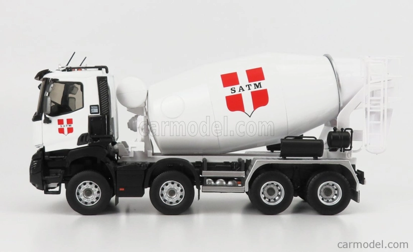 Eligor Renault C430 Satm Truck Cisterna Cement Mix Betoniera 2021 1:43 Biela červená