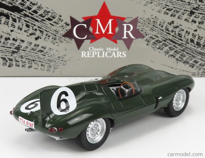 Cmr Jaguar D-type Team Jaguar Cars Ltd N 6 Winner 24h Le Mans 1955 J.m.hawthorn - I.l.bueb 1:18 Britská Závodní Zelená