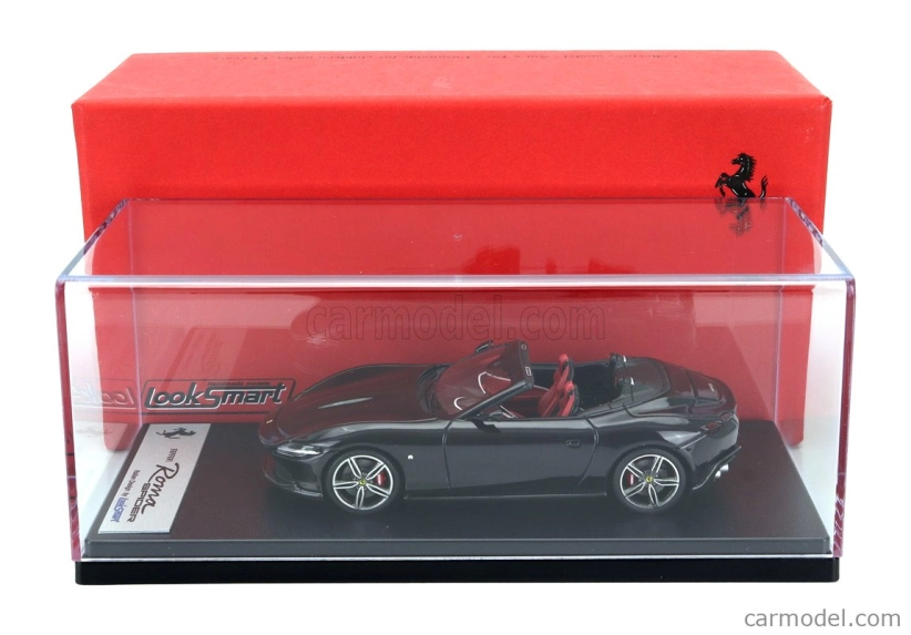 Looksmart Ferrari Roma Spider Open 2020 1:43 Nero Purosangue - Černá Met