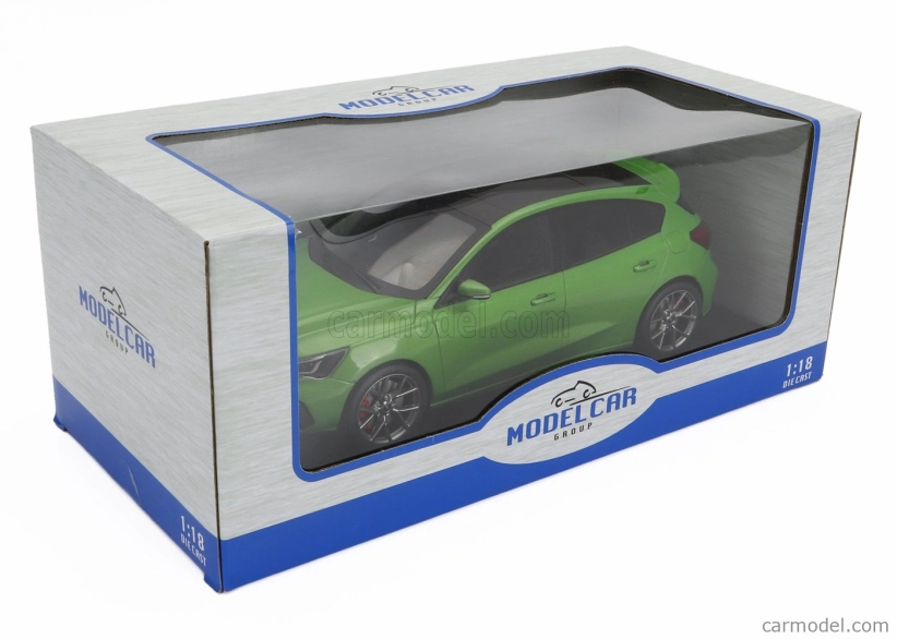 Mcg Ford england Focus St 2022 1:18 Green Met