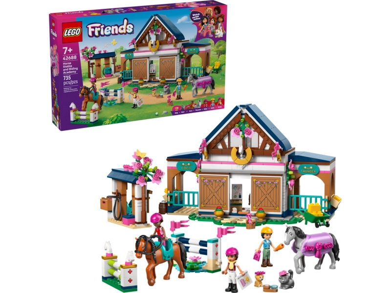 LEGO Friends - Konská stajňa a jazdecká akadémia