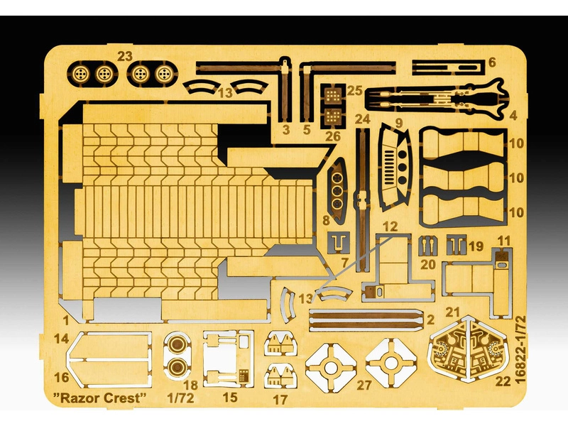 Revell SW – The Mandalorian: Razor Crest Platinum Edition (1:72) (darčeková súprava)