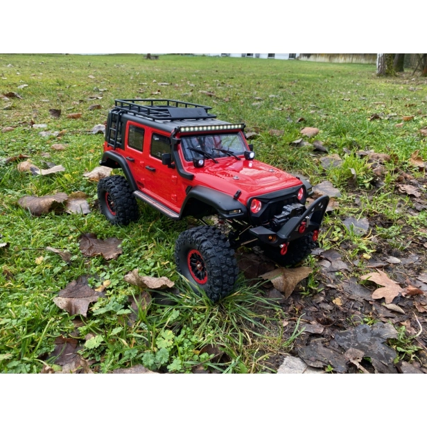 RC auto DF-4S PRO Crawler 313 mm 1:10, červená