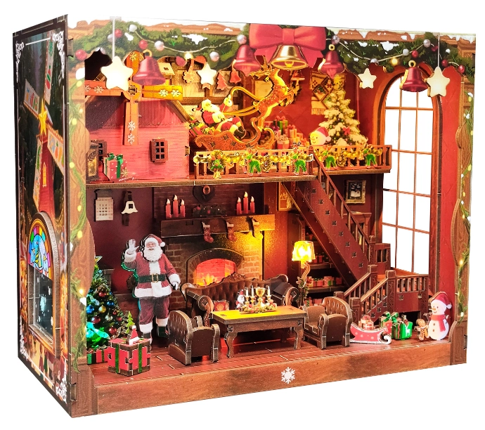 2Kids Toys Miniatura domečku Veselé Vánoce