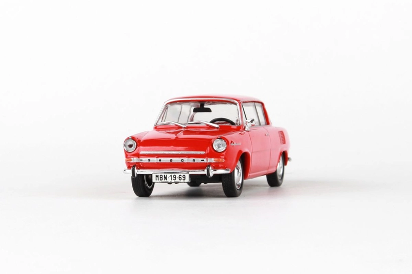 Abrex Škoda 1100MBX (1969) 1:43 – červená oranžová