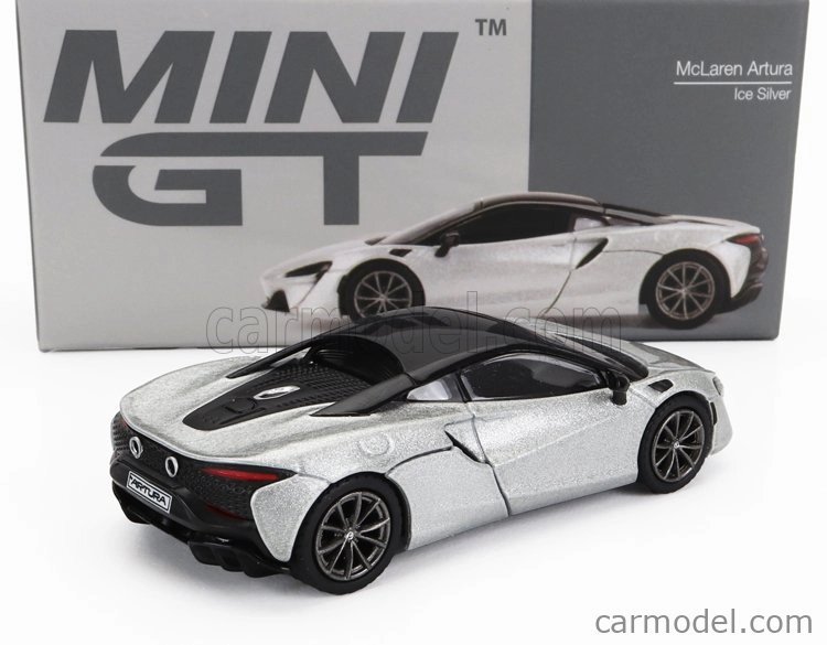 Truescale Mclaren Artura 2021 1:64 ľadovo strieborný