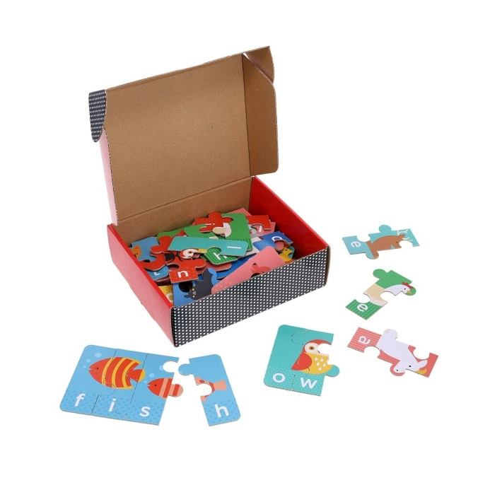 Petit Collage Moje první hláskování puzzle se zvířátky Poškozený obal