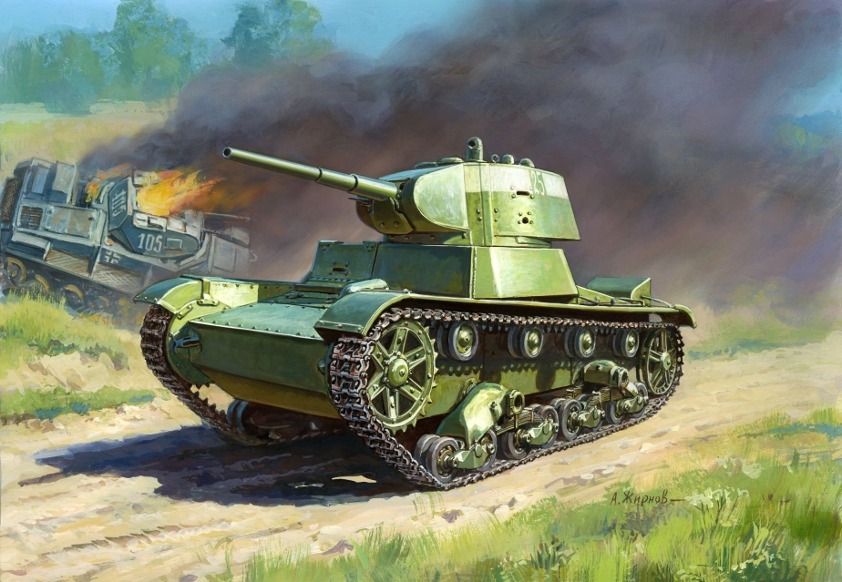 Zvezda Snap Kit - T-26 M (1:100)