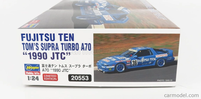 Hasegawa Toyota Supra A70 Turbo Team Fujitsu Ten N 36 Jtc 1990 T.kurosawa - Y.tachi 1:24 /