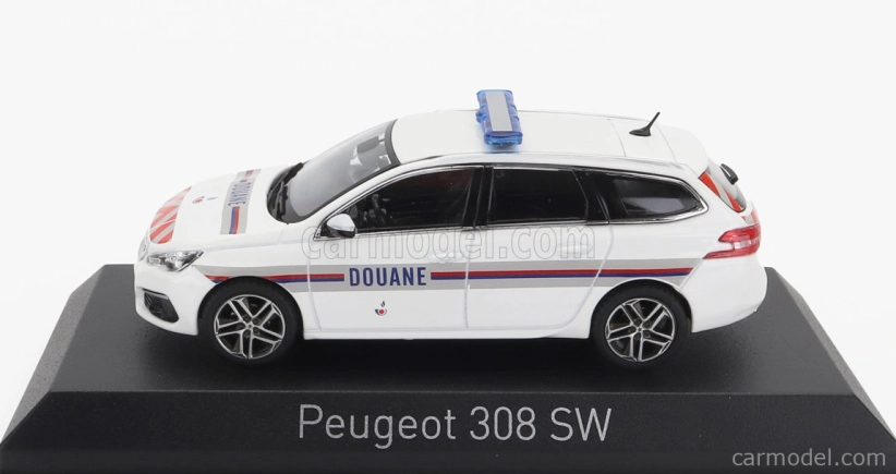 Norev Peugeot 308 Gt Sw Station Wagon Douanes 2020 1:43 Biela