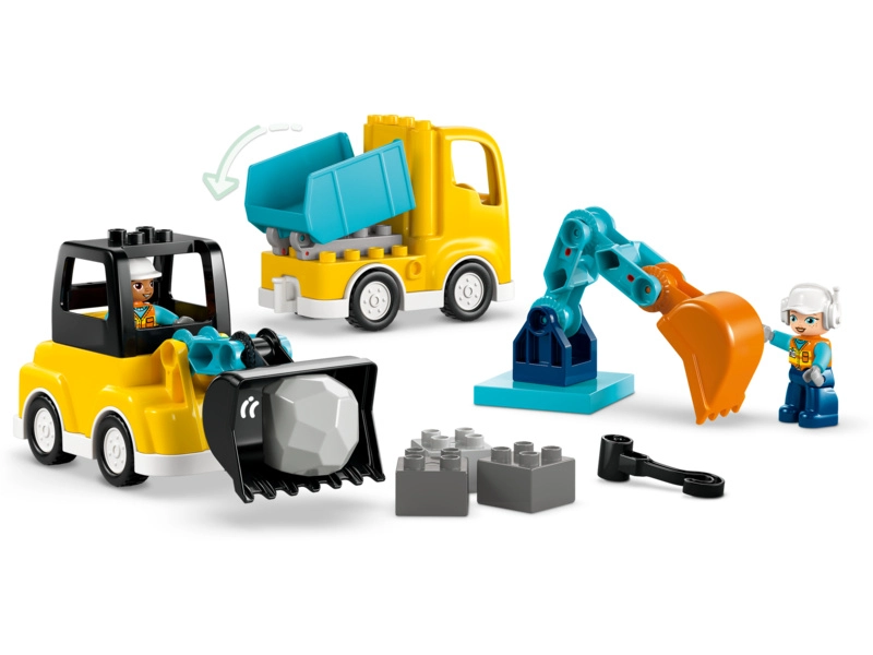 LEGO DUPLO - Vozidlá na stavbe 3 v 1