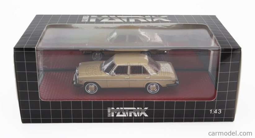 Modely v mierke Matrix Mercedes benz 300d (w115) Usa Version 1976 1:43 Béžová