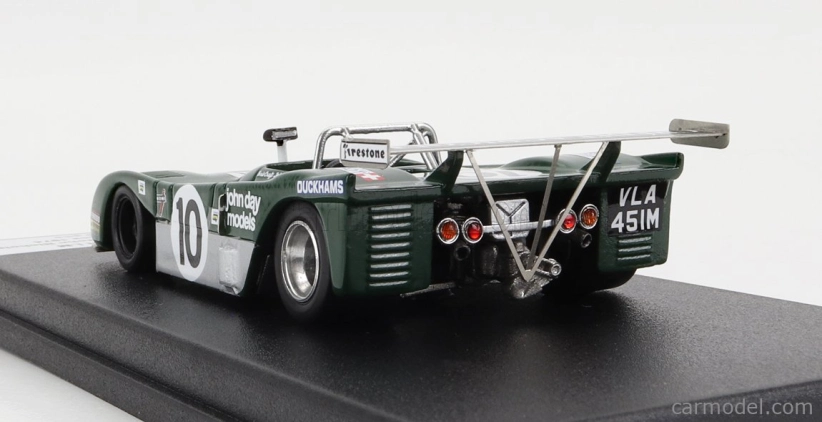 Trofeu De cadenet Lm72 Cosworth Dfv 3.0l V8 Team De Cadenet N 10 24h Le Mans 1974 A.de Cadenet - J.nicholson 1:43 Zelená Bílá