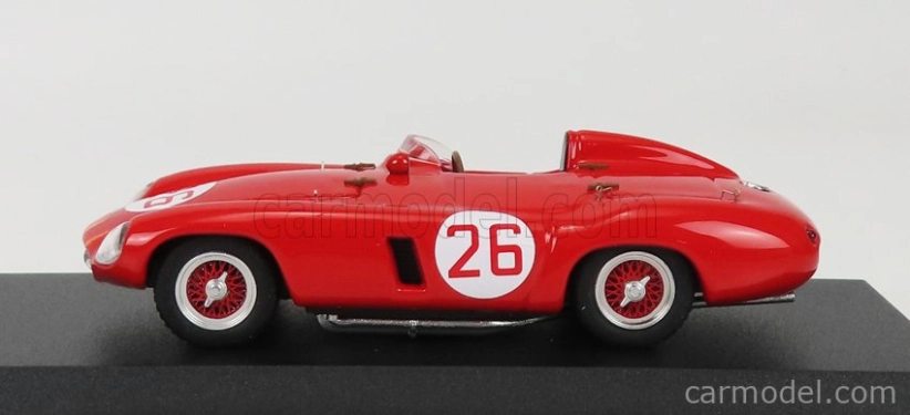 Art-model Ferrari 750 Monza Spider 3.0l Ch.0496m N 26 12h Sebring 1955 A.de Portago - U.maglioli 1:43 Červená