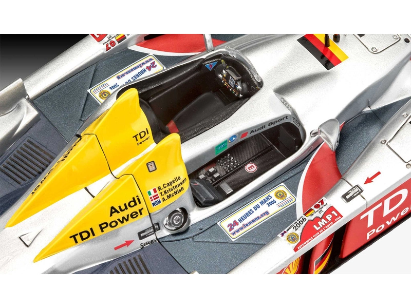 Revell Audi R10 TDI, 3D puzzle (LeMans Racetrack) (1:24) (darčeková sada)