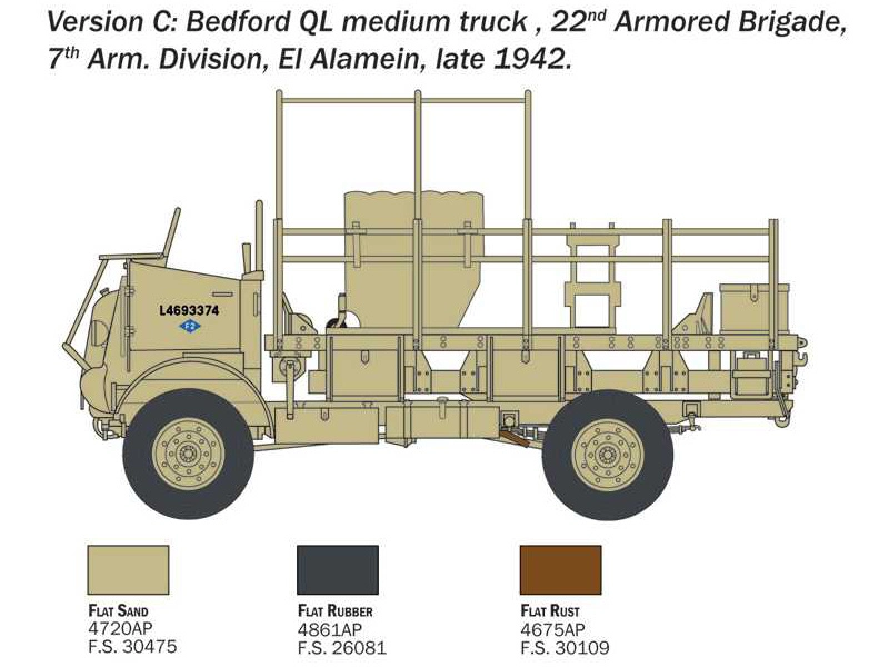 Italeri Bedford QL Truck (1:35)