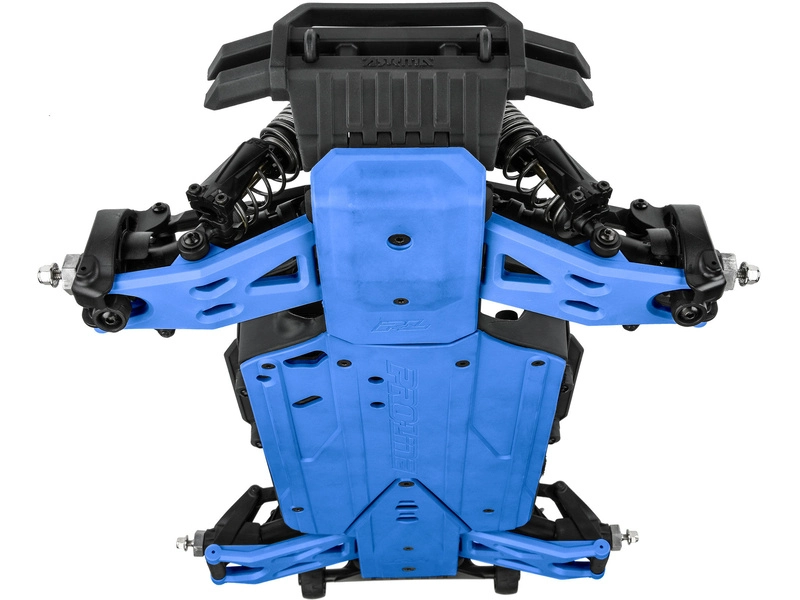 Pro-Line Chassis Protection Bash Armor modrá: Arrma 3S kratší rázvor