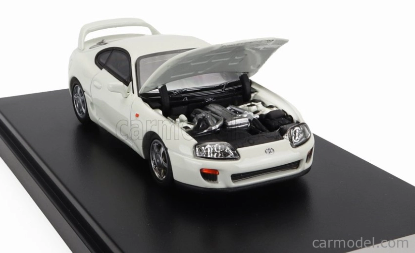 LCD-model Toyota Supra Mkiv (a80) Coupe 1993 - Detaily motora 1:64 Biela