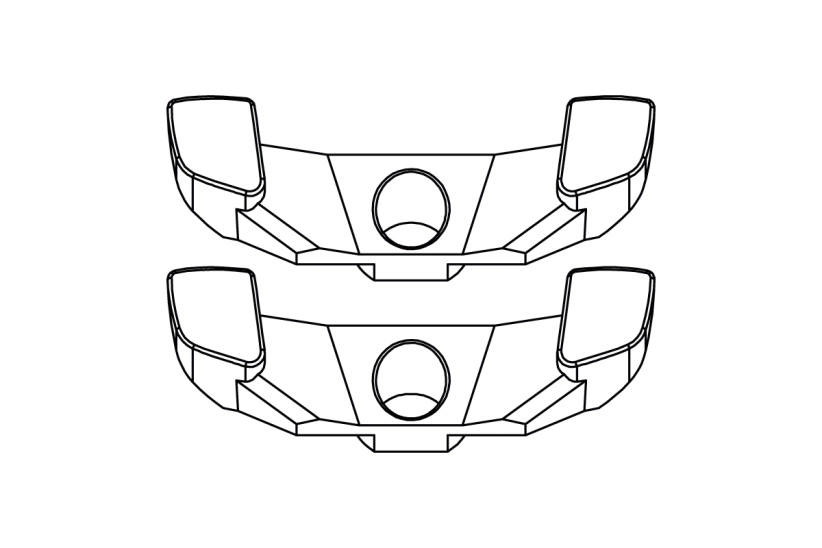 Turbo Racing predné svetlá C71 2 ks