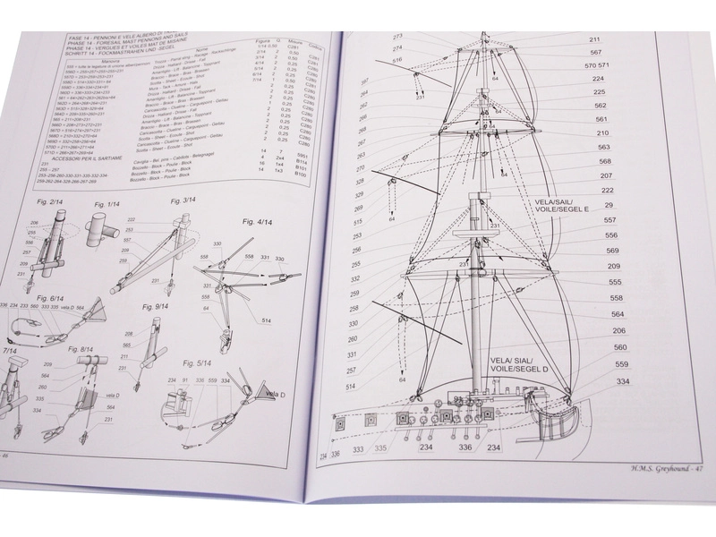COREL H.M.S. Greyhound fregata 1720 1:100 kit