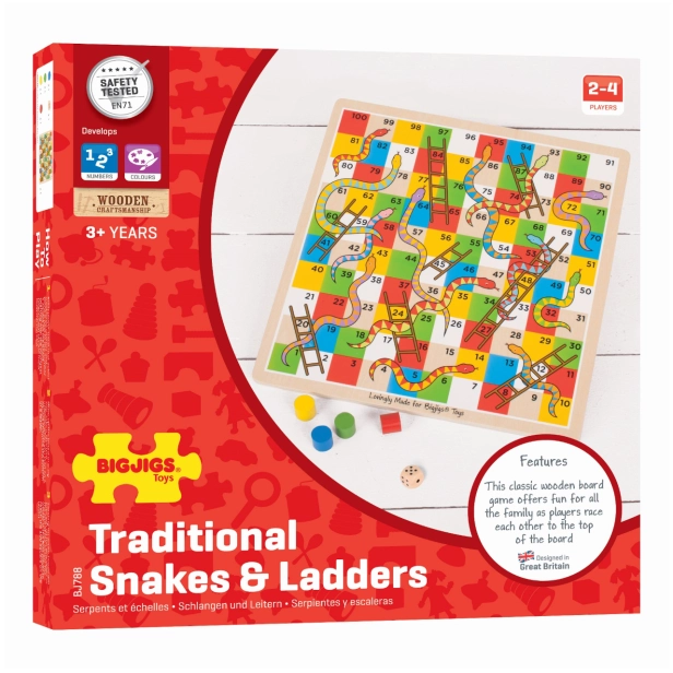 Bigjigs Toys Hady a rebríky 2 - poškodený obal
