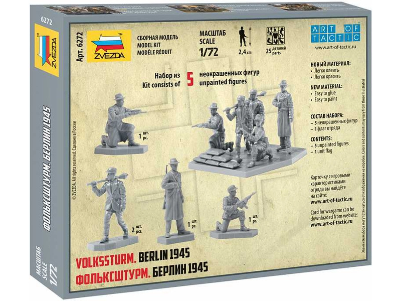 Zvezda figúrky – German Volkssturm (1:72)