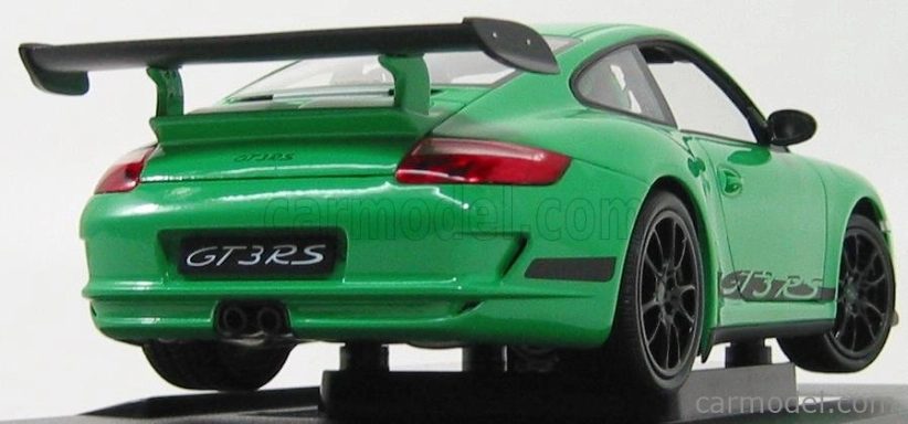 Welly Porsche 911 997 Gt3rs 2010 1:18 zelená čierna