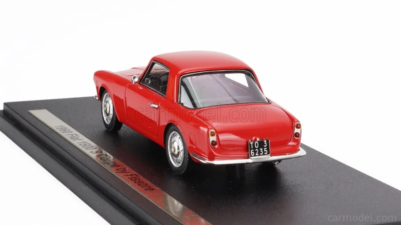 Esval model Fiat 1500 S Coupe By Fissore 1960 1:43 Red