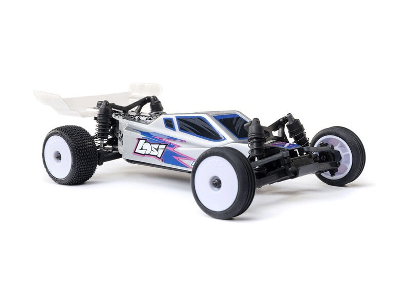 RC auto Losi Micro-B 1:24 RTR, strieborné