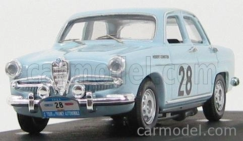 Rio-models Alfa romeo Giulietta Ti N 28 Tour De France H.consten 1:43 Světle Modrá