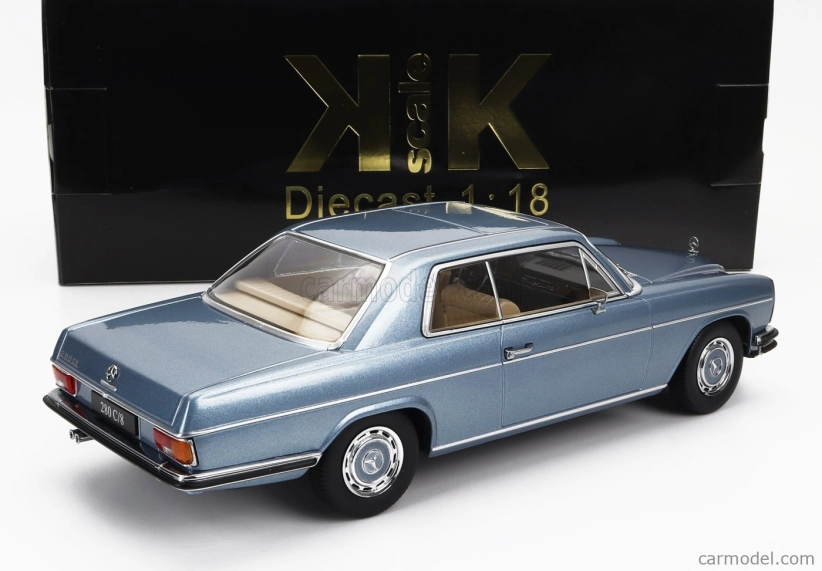 Kk-scale Mercedes benz 280c/8 (w114) Coupe 1969 1:18 Light Blue Met