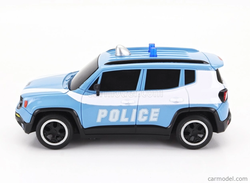 Mondomotors Jeep Renegade Police 2017 1:24 Light Blue White