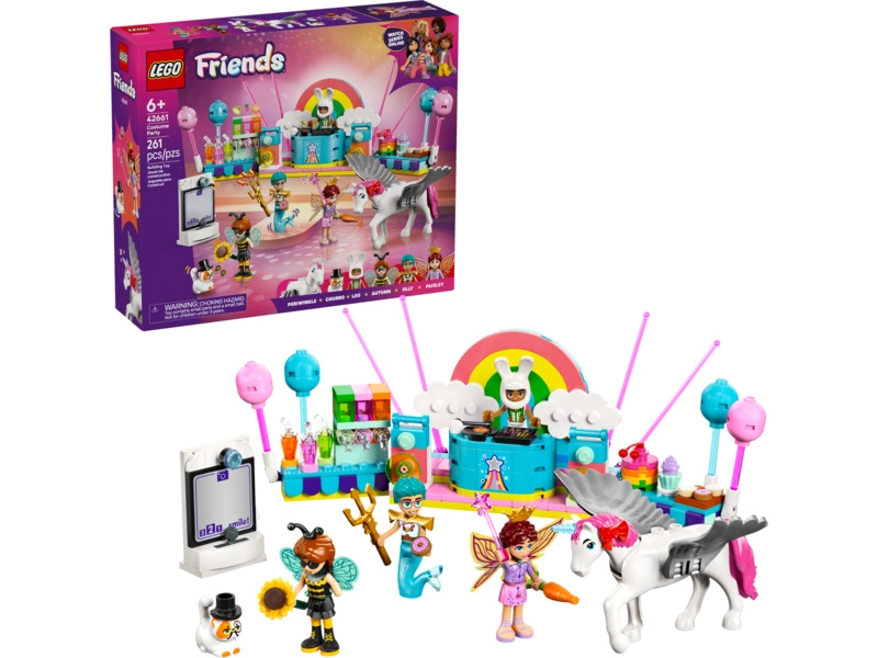 LEGO Friends - Kostýmová párty s jednorožcom a vílou