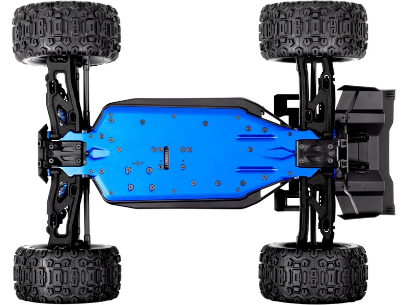 RC auto Traxxas Sledge s pásovými pneumatikami 1:8 RTR, modré